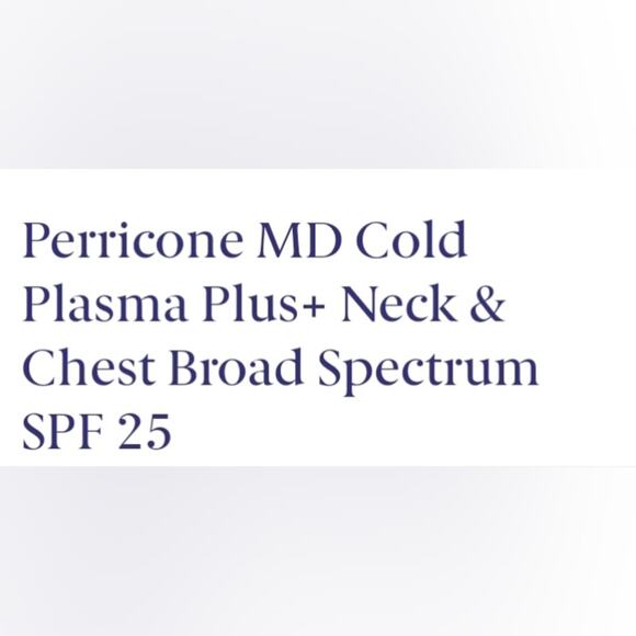 PERRICONE MD Cold Plasma+ Neck and Chest Broad Spectrum SPF 25 1 oz. NEW - Picture 4 of 13